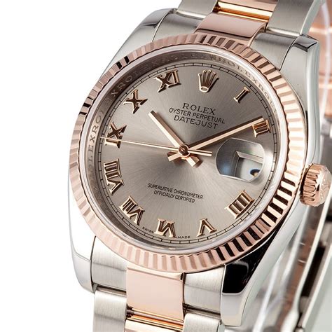 second hand rose gold rolex